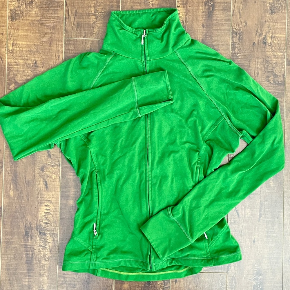 Sporty Green Women's Jacket